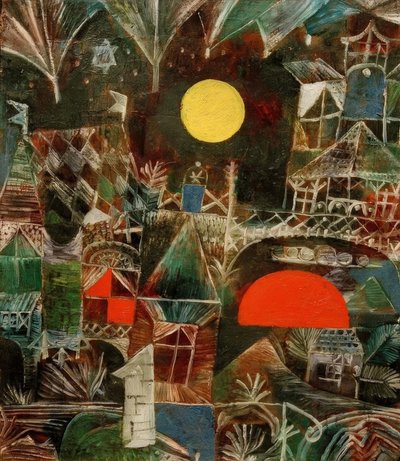 Moonrise-Sunset by Paul Klee